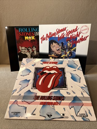Rolling stones laserdisc - stones, lot